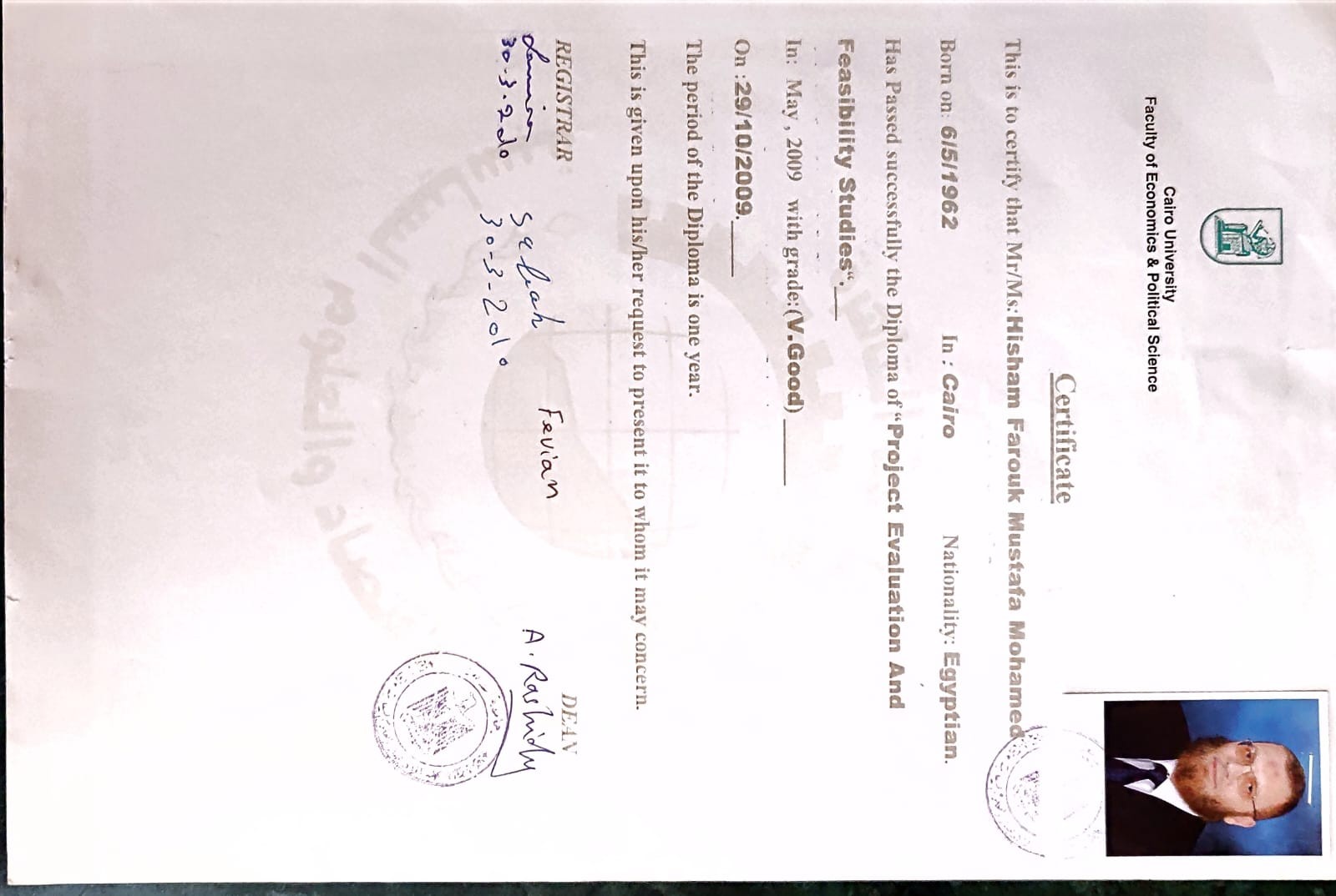 Diploma of Project Evaluation and Feasibility Studies